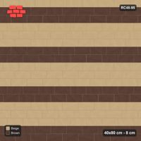 Interlock (Pasco) 40x80 cm · RC48-95 · Running Bond 1/4, double course accent every 5th