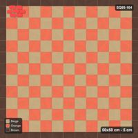 Interlock (Pasco) 50x50 cm · SQ55-104 · Stack Bond - Chess Board with Border - Kerb Frame