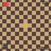 Interlock (Pasco) 50x50 cm · SQ55-112 · Stack Bond - Chess Board with Centre Medallion - Kerb Frame