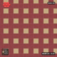 Interlock (Pasco) 50x50 cm · SQ55-136 · Stack Bond - Sparse Accent Studs - Kerb Frame
