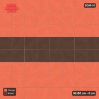 Interlock (Pasco) 50x50 cm · SQ55-16 · Stack Bond - Feature band