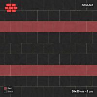 Interlock (Pasco) 50x50 cm · SQ55-162 · Running Bond 1/2 - Course Stripes