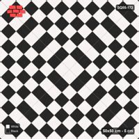 Interlock (Pasco) 50x50 cm · SQ55-172 · 45 Degree Stack - Concentric Squares