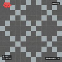 Interlock (Pasco) 50x50 cm · SQ55-201 · Stack Bond - Argyle Diamond Lattice