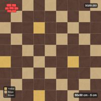 Interlock (Pasco) 50x50 cm · SQ55-203 · Stack Bond - Argyle Diamond Lattice