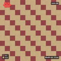 Interlock (Pasco) 50x50 cm · SQ55-206 · Stack Bond - Diagonal Stripes