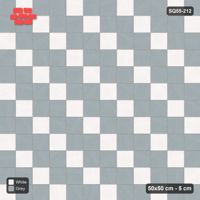 Interlock (Pasco) 50x50 cm · SQ55-212 · Stack Bond - Diagonal Stripes