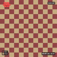 Interlock (Pasco) 50x50 cm · SQ55-247 · Stack Bond - Chess Board