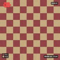 Interlock (Pasco) 50x50 cm · SQ55-51 · Stack Bond - Chess Board