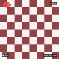 Interlock (Pasco) 50x50 cm · SQ55-52 · Stack Bond - Chess Board