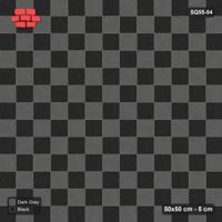 Interlock (Pasco) 50x50 cm · SQ55-54 · Stack Bond - Chess Board