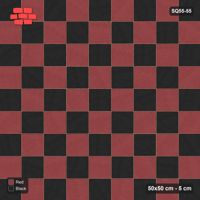 Interlock (Pasco) 50x50 cm · SQ55-55 · Stack Bond - Chess Board