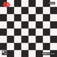 Interlock (Pasco) 50x50 cm · SQ55-60 · Stack Bond - Chess Board