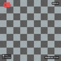 Interlock (Pasco) 50x50 cm · SQ55-63 · Stack Bond - Chess Board