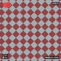Interlock (Pasco) 50x50 cm · SQ55-79 · 45 Degree Stack - Chess Board