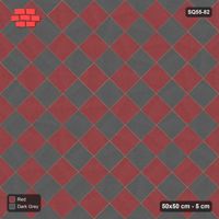 Interlock (Pasco) 50x50 cm · SQ55-82 · 45 Degree Stack - Chess Board
