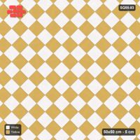 Interlock (Pasco) 50x50 cm · SQ55-83 · 45 Degree Stack - Chess Board