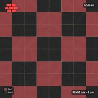 Interlock (Pasco) 50x50 cm · SQ55-85 · Stack Bond - Large Chess Board 2x2