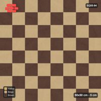 Interlock (Pasco) 50x50 cm · SQ55-94 · Stack Bond - Chess Board with Border