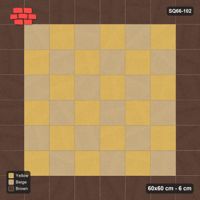 Interlock (Pasco) 60x60 cm · SQ66-102 · Framed Checker Field