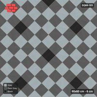 Interlock (Pasco) 60x60 cm · SQ66-103 · Diagonal with Checker with Corner Dots