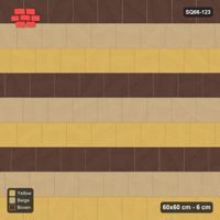 Interlock (Pasco) 60x60 cm · SQ66-123 · Quarter-Bond with Three-Tone Courses