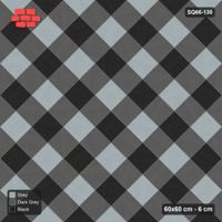 Interlock (Pasco) 60x60 cm · SQ66-130 · Diagonal with Lattice Lines