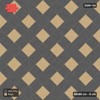 Interlock (Pasco) 60x60 cm · SQ66-154 · Diagonal with Accent Slab Rows
