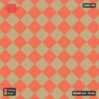 Interlock (Pasco) 60x60 cm · SQ66-159 · Kerb-Framed Diagonal with Slab Checkerboard