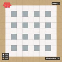 Interlock (Pasco) 60x60 cm · SQ66-173 · Framed Dotted Field