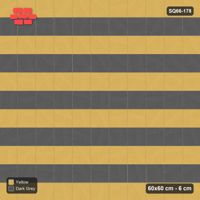 Interlock (Pasco) 60x60 cm · SQ66-178 · Tone Row Stripes