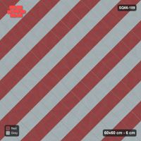 Interlock (Pasco) 60x60 cm · SQ66-189 · Diagonal with Tone Row Stripes