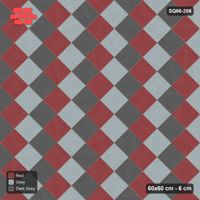 Interlock (Pasco) 60x60 cm · SQ66-206 · Diagonal with Rising Diagonal Tone Steps