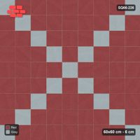 Interlock (Pasco) 60x60 cm · SQ66-226 · Diagonal X Cross Plaza