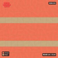 Interlock (Pasco) 60x60 cm · SQ66-234 · Half-Bond with Accent Course Every Fourth