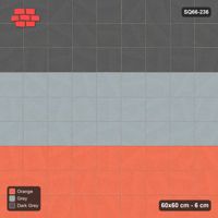 Interlock (Pasco) 60x60 cm · SQ66-236 · Tonal Row Gradient