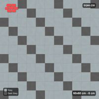 Interlock (Pasco) 60x60 cm · SQ66-238 · Diagonal Accent Lines
