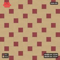 Interlock (Pasco) 60x60 cm · SQ66-261 · Offset Lattice, 30x30 Holes, Solid Slabs, 390 cm
