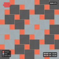 Interlock (Pasco) 60x60 cm · SQ66-270 · Offset Lattice, 30x30 Holes, 2x2 Blocks, Mirrored, 360 cm