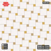Interlock (Pasco) 60x60 cm · SQ66-282 · Offset Lattice, 20x20 Holes, Alternating Holes, Mirrored