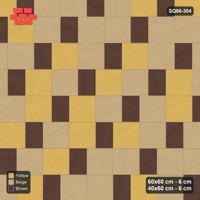 Interlock (Pasco) 60x60 cm · SQ66-304 · Slab Pair + 40x60 Plank Step, Blend, Right, Kerb, 485 cm