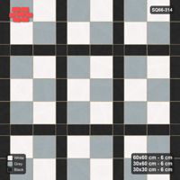 Interlock (Pasco) 60x60 cm · SQ66-314 · Panel Grid 2x2, 30 cm Lines, Two-Tone Slabs, 480 cm