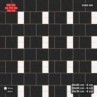 Interlock (Pasco) 60x60 cm · SQ66-389 · Three-Size Ashlar, 120 cm Block, Square Accents, Repeat