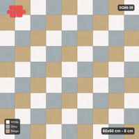 Interlock (Pasco) 60x60 cm · SQ66-39 · Rising Diagonal Tone Steps