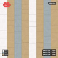 Interlock (Pasco) 60x60 cm · SQ66-398 · Roman Course Mix, 60 cm Courses, Graded Courses, Vertical