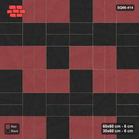 Interlock (Pasco) 60x60 cm · SQ66-414 · Double Pinwheel, 180 cm Module, Alternating Quarters, 360 cm