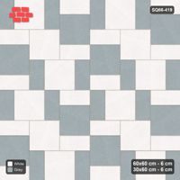 Interlock (Pasco) 60x60 cm · SQ66-419 · Double Pinwheel, 180 cm Module, Left Hand, Whole Modules