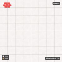 Interlock (Pasco) 60x60 cm · SQ66-43 · Slab Border around Checker Field