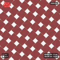 Interlock (Pasco) 60x60 cm · SQ66-449 · 45 Degree Lattice in Kerb, Solid Slabs, Kerb, 510 cm