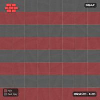 Interlock (Pasco) 60x60 cm · SQ66-61 · Tone Row Stripes